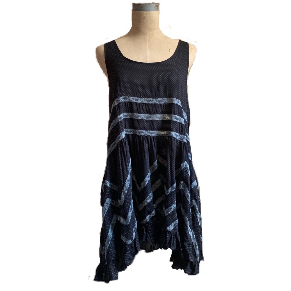 FREE PEOPLE Voile & Lace Trapeze Tank Slip Dress - Picture 2 of 8